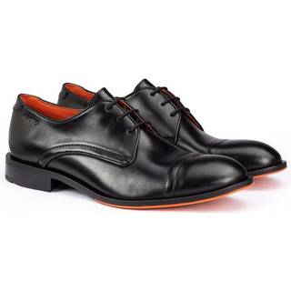 LLOYD PARLETT Herre Business Sko med Cap-toe BLACK Str. 41