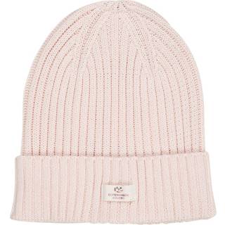 Copenhagen Colors Cotton Knitted Classic Beanie  Soft Pink 44/46 cm  Lyserød  44/46 cm  kvinde
