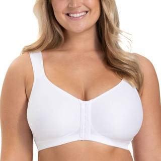 Miss Mary Keep Fresh Front Closure Bra - White - C 90