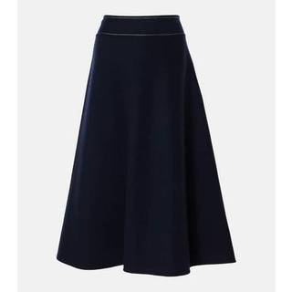 &#39;S Max Mara Nevada wool midi skirt - black - M