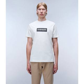 Napapijri Napapijri 100% Cotton Box Short Sleeve White T-Shirt