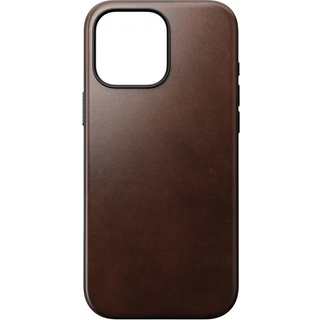 iPhone 16 Pro Max Modern Nomad Horween Leather Cover - MagSafe Kompatibel - Brun