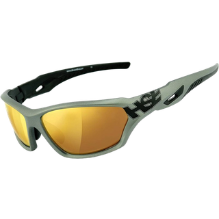 HSE - SportEyes | Sportbrille, Fahrradbrille, Sonnenbrille, Bikerbrille, Radbrille | SEHSTÄRKE möglich | 2095gm-agv laser gold