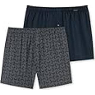 Schiesser 2-pak Boxershorts multipack - Blue/Grey - X-Large