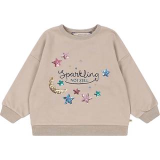 Konges Sløjd Lou Sequin Sweatshirt Ocs French Oak 18 months  Beige  18 måneder  kvinde