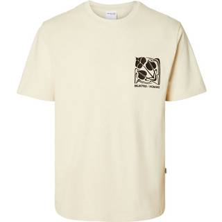 SLHRELAXPEAK EMB SS O-NECK TEE