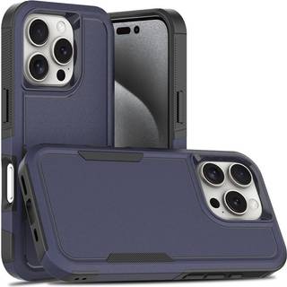 EIDERWOOD iPhone 16 Pro Hybrid Bagside Cover - Mørkeblå