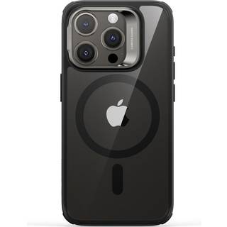 iPhone 16 ESR Kickstand Hybrid Bagside Cover - MagSafe Kompatibel - Gennemsigtig / Sort