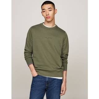 TOMMY LOGO TIPPED CREWNECK