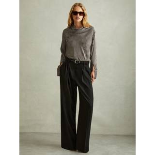 Reiss Addison Striped Cowl Neck Top38