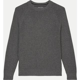 Marc O'Polo Herren Pullover grau unifarben