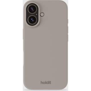 HOLDIT - Silicone Cover Taupe - iPhone 16 Plus