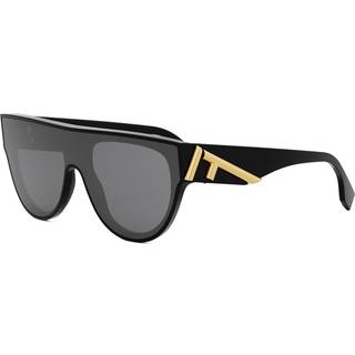 Fendi FE 40150I 01A Standard Solbriller Kvinder Black - Shiny Black - Standard