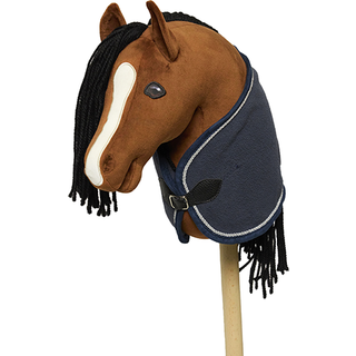 Cheval Roi Fleecetæppe, Midnight Blue