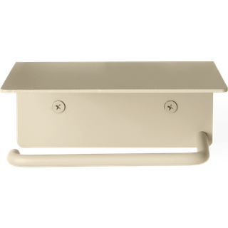Ferm Living Dora toiletrulleholder med hylde Cashmere