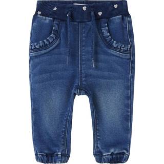 NAME IT Fleece Jeans Rose Medium Blue Denim