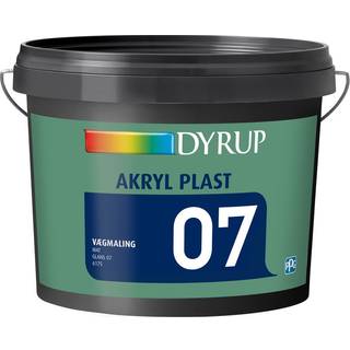 DYRUP Vægmaling Akryl Plast glans 07 10 Liter - 10 liter - Hvid