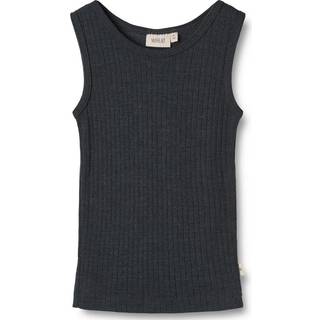 WHEAT Kid's Wollunterhemd für Jungs Merino undertøj Børn størrelse 92 farve sort