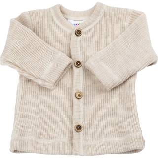 Joha uld rib cardigan cremefarvet 60