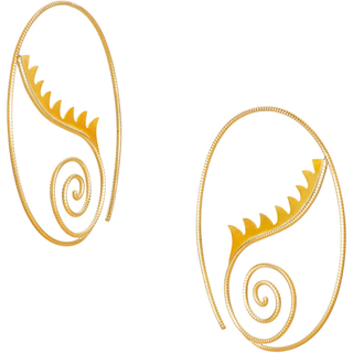 Dulong Thera Small Øreringe 18 kt. Guld THE1-A1030 - Dame - Gold