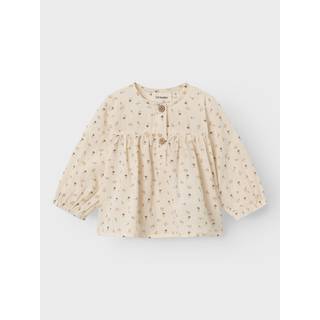 Lil Atelier Birch Blomstret Skjorte