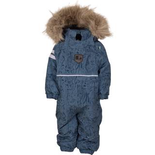 Lindberg Kids' Colden Baby Overall Denim Blue, 80