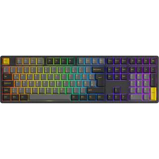 Akkogear 5108B Black/Gold - V3 Yellow Pro Switch - Gaming Tastatur - Universal - Sort