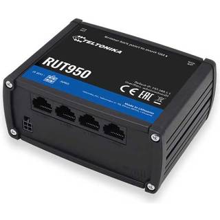 Teltonika RUT950 trådløs router Hurtigt ethernet Enkelt band (2,4 GHz) 4G Sort