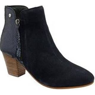 Ravel Ravel Blue Suede Heeled Ankle Boots