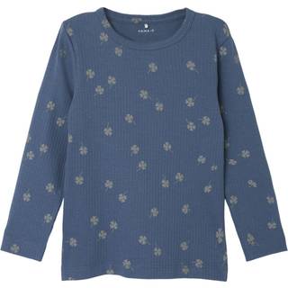 Noellus Langærmet T-shirt, Vintage Indigo, 86 cm