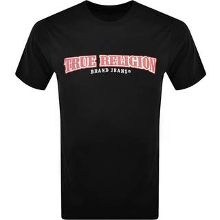True Religion Cross Stitch Arch T Shirt Black