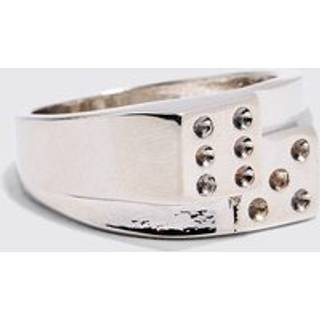 Mens Dice Ring In Silver