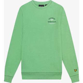 Lyle And Scott Sweatshirt med Racquet Club-print til Drenge X156 Grøn