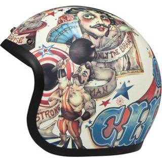 DMD Retro Circus Jethjelm beige S