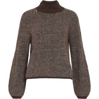 Vilory High Neck L/S KNIT TOP