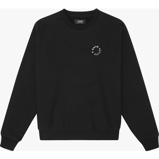 Organic Regular Crewneck Sweatshirt, Black, M