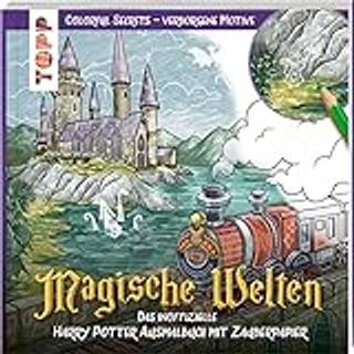 Magische Welten - Harry Potter Ausmalbuch mit Zauberpapier