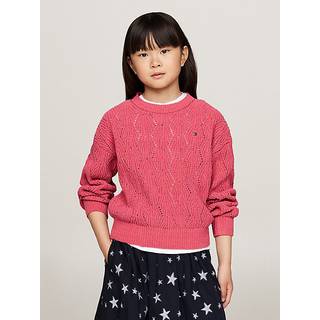 Chenille Open Knit Relaxed Jumper