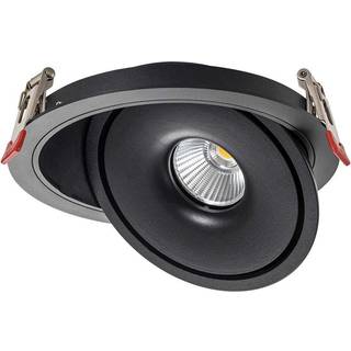 30W LED COB Downlight - 3i1 Sort Hus - Kulør : 3-i-1