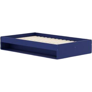 Flexa Grow Dobbeltseng med hylde Saphire Blue Pine 120 x 200 cm