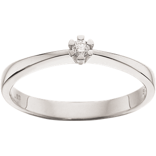 Scrouples Ring - Vida - Hvidguld ring med diamant 0,03ct - 7814,03