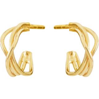 Susanne Friis Bjørner Øreringe - SFB - Forgyldt sølv creoler - 5673-2