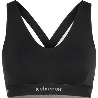 Icebreaker Women's Merino 125 Cool-Lite Sprite Racerback Bra Black, M