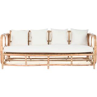 Sofa Home ESPRIT Hvid Natur 192 x 72 x 75 cm