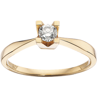 Scrouples Ring - Kleopatra - 14 karat guld ring med 0,20ct diamant - 7135,20