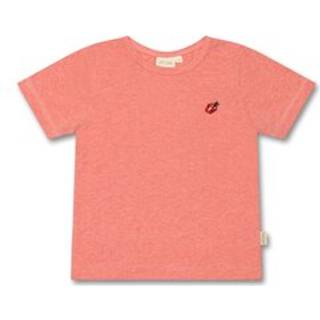 PETIT PIAO T-shirt SS Motif - Shell Pink