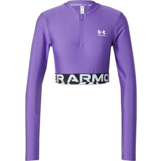 Langærmet T-shirt Under Armour HeatGear Rib 1/4 Zip LS 1388692-525 Størrelse M