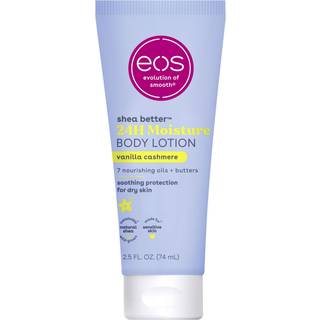 eos 24-timers fugt Kropslotion til rejser - Vanilje Cashmere, Rejseudgave Mini 74 ml