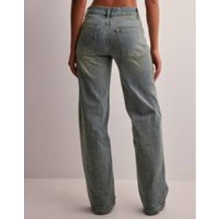 Nelly - Blå - Low Waist Loose Jeans - EU 38