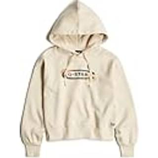 Old Skool Logo Loose Hoodie - White - Women